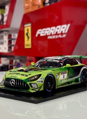 预1:18德国奔驰原厂AMG GT3 2024纽博格林GetSpeed汽车模型摆件