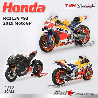 预1:12 TSM本田Honda RC213V #93 #99 杜卡迪V4 SP2摩托车模型