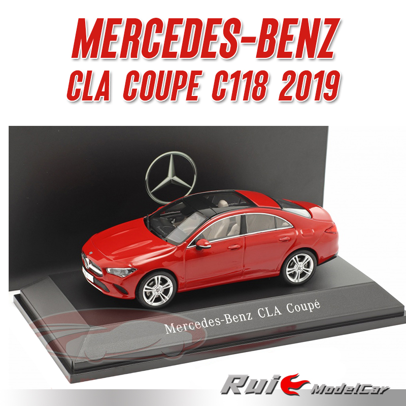 特价1:43 奔驰原厂Mercedes-Benz CLA Coupe C118 2019汽车模型