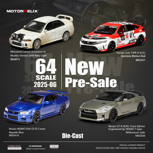 现货1:64 MH 三菱蓝瑟Mitsubishi Evolution IV合金汽车模型