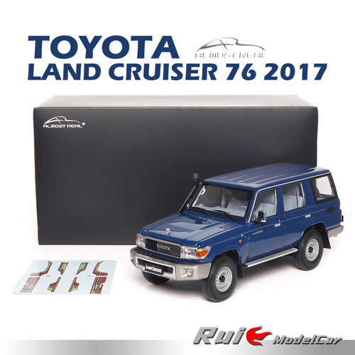 1:18似真AR丰田陆巡Toyota Land Cruiser 76 2017仿真汽车模型
