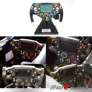 预1:2 迷你切方向盘车模周边红牛维斯塔潘冠军科拉平托F1车模周边