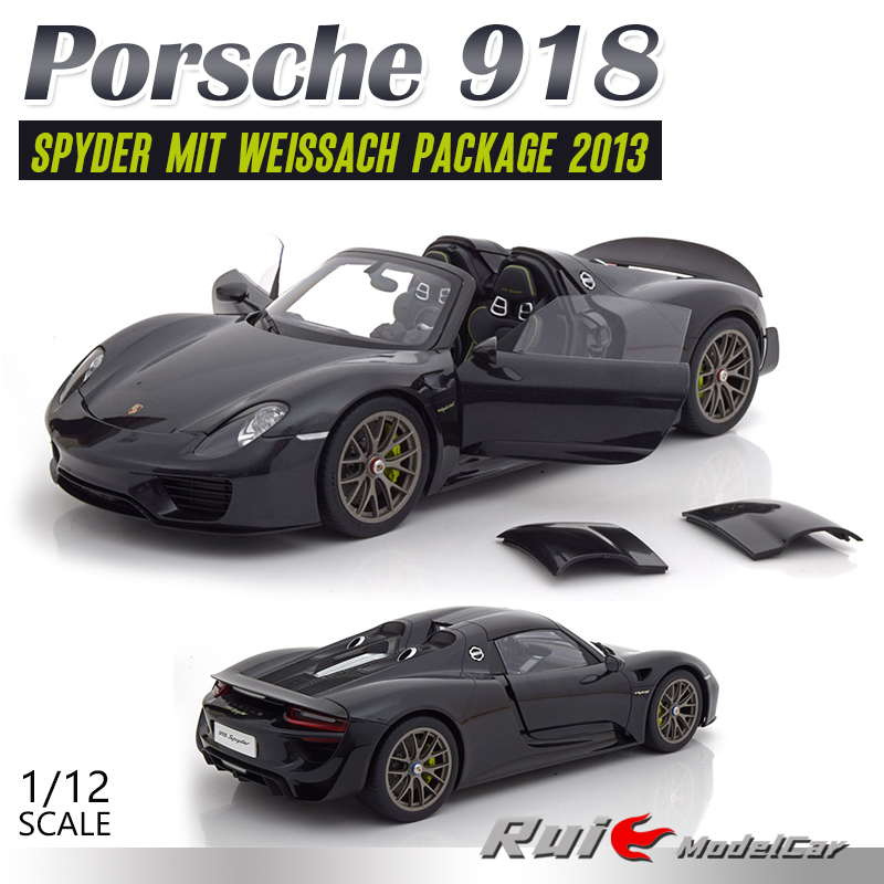 特价 1:12 奥拓AA保时捷918 Spyder mit Weissach 2013汽车模型