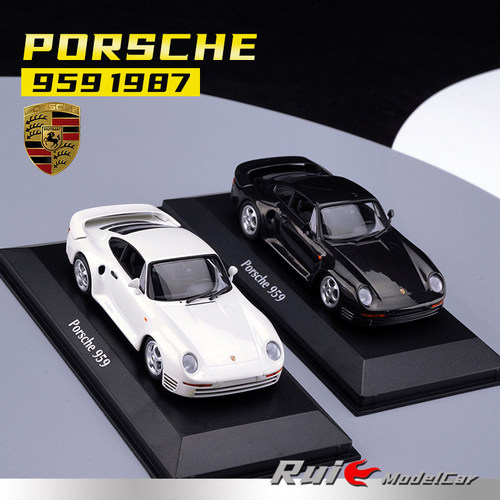 1:43迷你切保时捷PORSCHE 959 1987合金仿真汽车模型收藏摆件