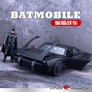 特价现货秒发1:18 Jada Toys蝙蝠侠战车带人偶合金可亮灯仿真车模