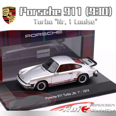 预1:43 Spark 保时捷 911 930 Turbo1号 Louise 1974斯帕克车模