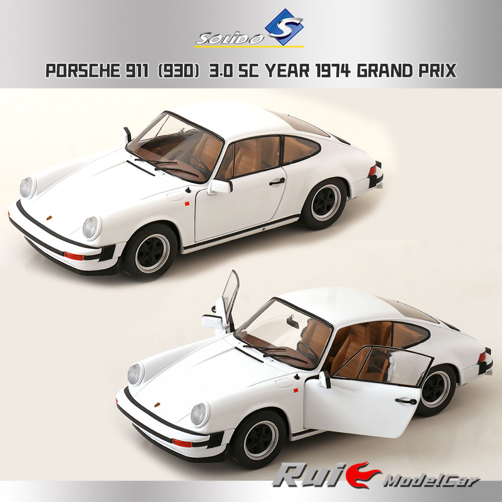 预1:18 索立德 保时捷911 930  3.0 SC 1974大奖赛车模型收藏摆件图片
