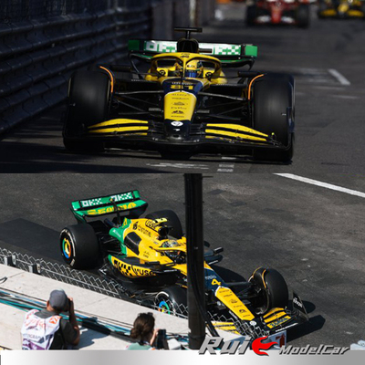 预1:12 Spark诺里斯/皮亚斯特里2024摩纳哥站迈凯伦MCL38 F1车模