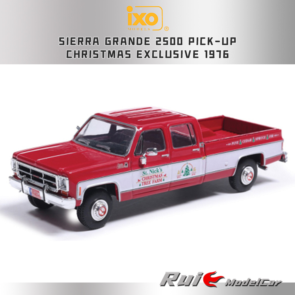 预1:64 IXO America GMC Sierra Grande 2500圣诞特别版1976车模