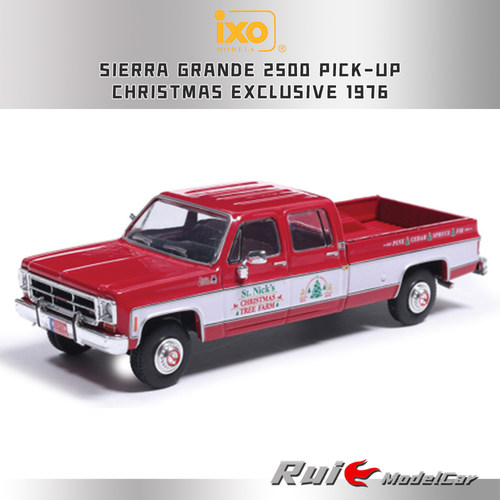 预1:64 IXO America GMC Sierra Grande 2500圣诞特别版1976车模