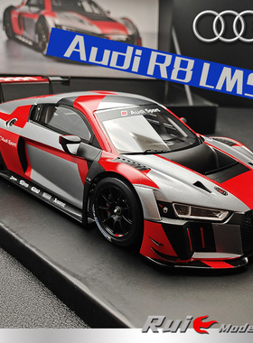 1:18奥迪原厂Audi R8 LMS 2017 warpaint仿真汽车模型摆件