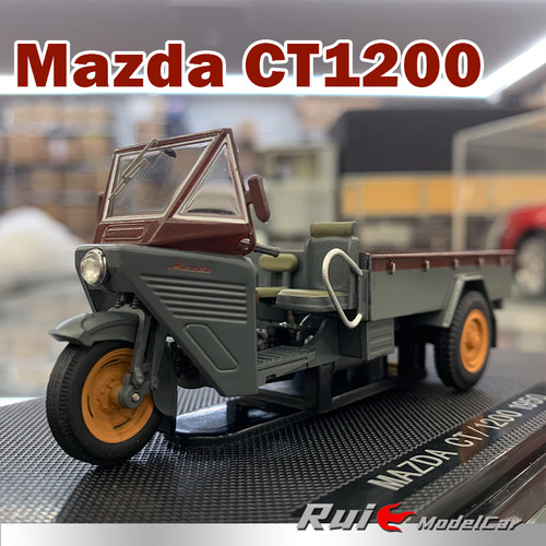 现货1:43 Ebbro马自达Mazda三轮CT1200 1950款汽车模型摆件收藏