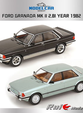 预1:18 MCG 福特Granada第二代2.8 Ghia 1982汽车模型收藏摆件
