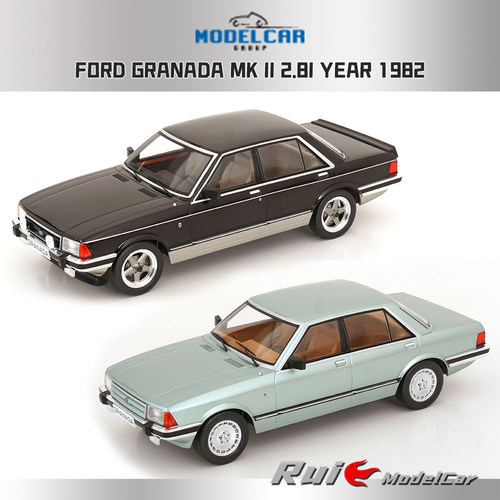 预1:18 MCG 福特Granada第二代2.8 Ghia 1982汽车模型收藏摆件