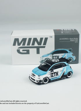 现货秒发1:64 MINIGT 阿巴斯595 LB-WORKSxAbas工坊IZTK车模