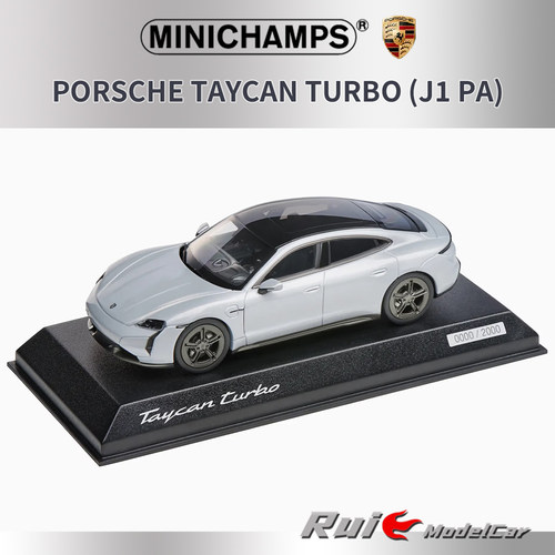 1:43德国保时捷原厂诺威尔Porsche Taycan Turbo GT汽车模型摆件