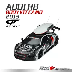 In Stock 1:18 Gt-Spirit Audi R8 Body Kit Camo 2013 Simulation Car Model Ornament