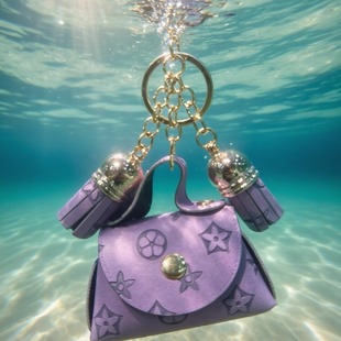 可爱迷你皮革小包零钱包耳机包收纳包包老花挂件钥匙卡包钥匙包女