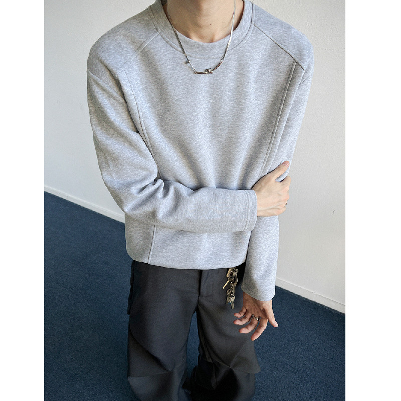 妈个鸡妈MGJM美式高街重磅华棉拼接解构打底长袖T恤男女宽松百搭,男装,T恤,淘宝优惠券,粉丝福利购,淘宝优惠卷