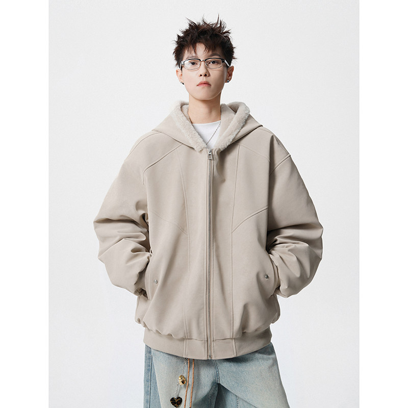 妈个鸡妈MGJM美式复古座山雕保暖加厚棉服宽松加绒连帽外套潮男女,男装,棉衣,淘宝优惠券,粉丝福利购,淘宝优惠卷