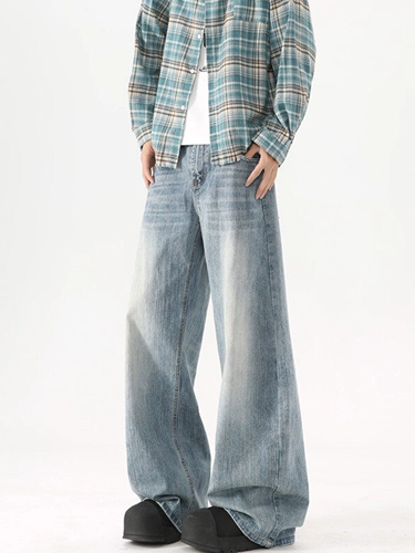 Летние джинсы, штаны для отдыха, свободный крой