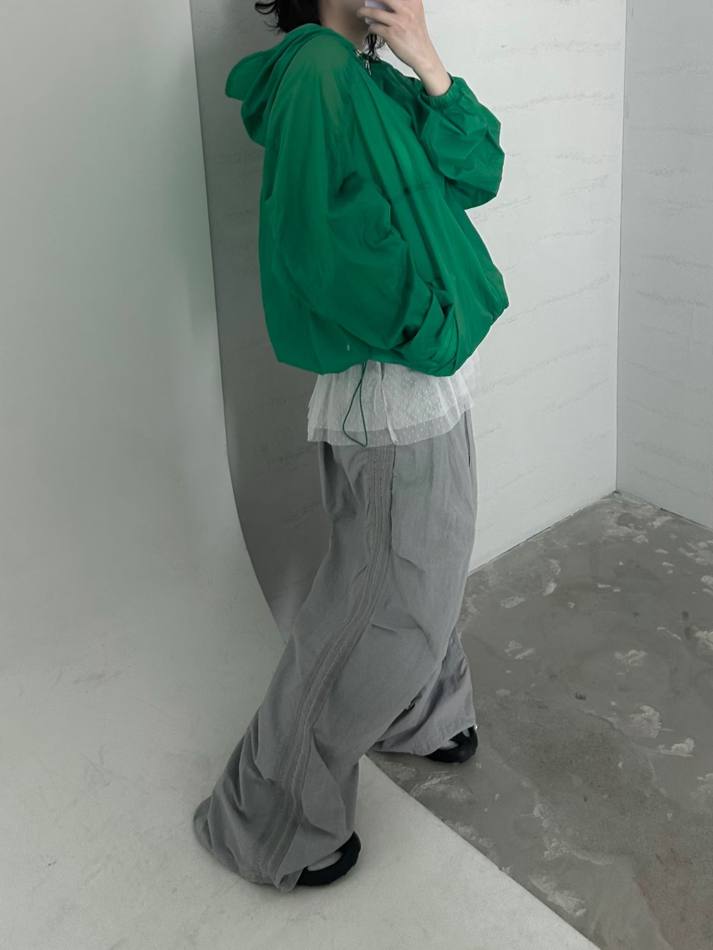 东大门男连帽轻薄纯色开衫