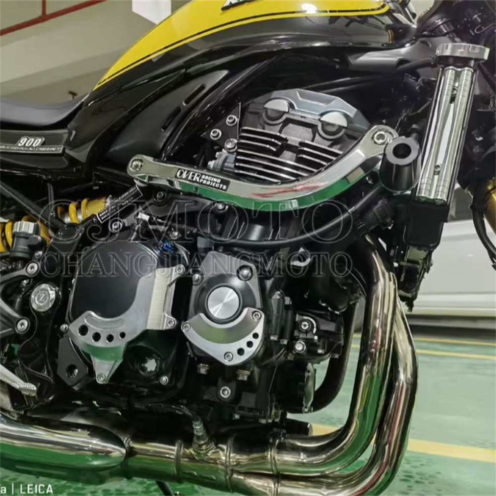 适用川崎Z900RS全车改装配件 改装升级  护杠防摔球水箱网 后扶手