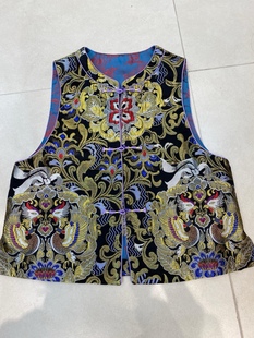 新中式 桑蚕丝真丝马甲太太服长袖 私信询价 上衣0925 独家精品