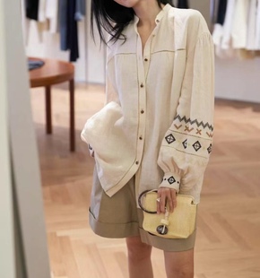 私信询价欧货设计师品牌2025年夏季 上衣半裙 新款 小众设计感衬衫