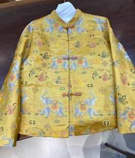 新中式 桑蚕丝真丝马甲太太服长袖 私信询价 上衣0925 独家精品