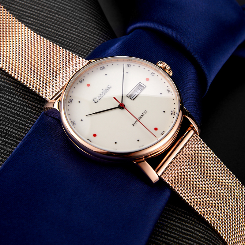 男士全自动机械表夜光个性手表