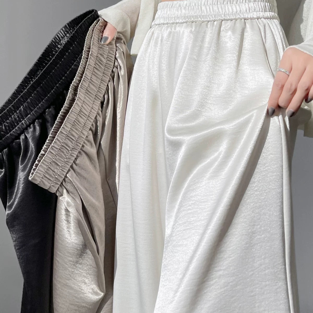 南油高货温柔系奶油感神裤丨醋酸直筒裤四季款修身显瘦修饰腿型,女装/女士精品,连衣裙,淘宝优惠券,粉丝福利购,淘宝优惠卷