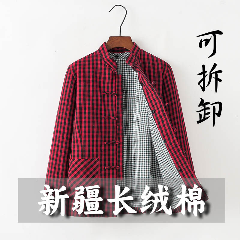中国风棉花唐装复古宽松加厚棉袄