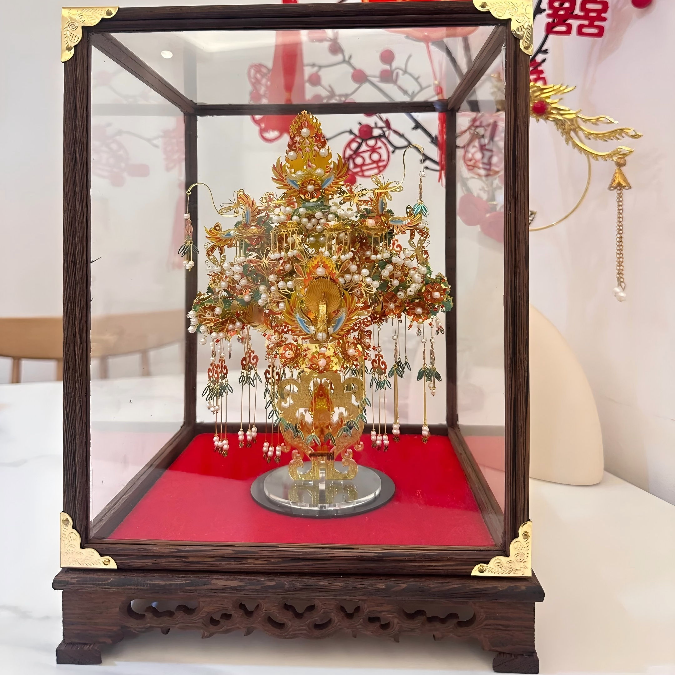 金翅鸟冠3d立体拼图金属拼装模型