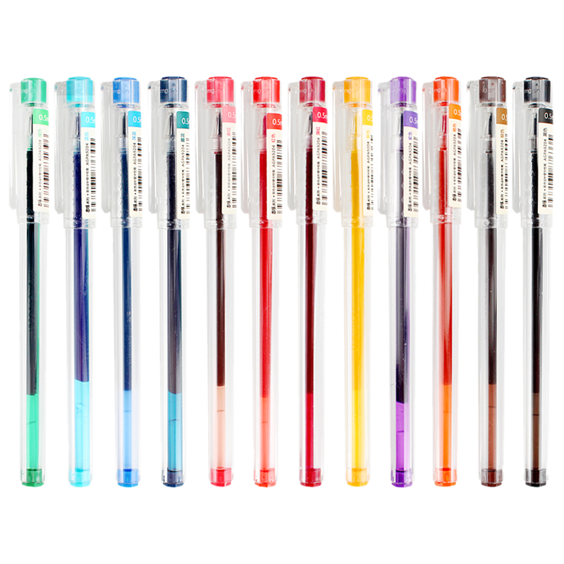 ���� 9204 ���Ա� ��ɫ���ʼ�ר��ˮ�� ѧ���ñ� �ٸ� �ɰ����� �ں�ɫ̼��ǩ�ֱ� ��ѹ��ñʽ Բ��� 7.6Ԫ