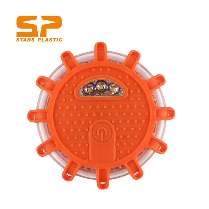 电池六合一多功能防水警示灯户外磁吸应急救生灯 爆闪灯 应急灯