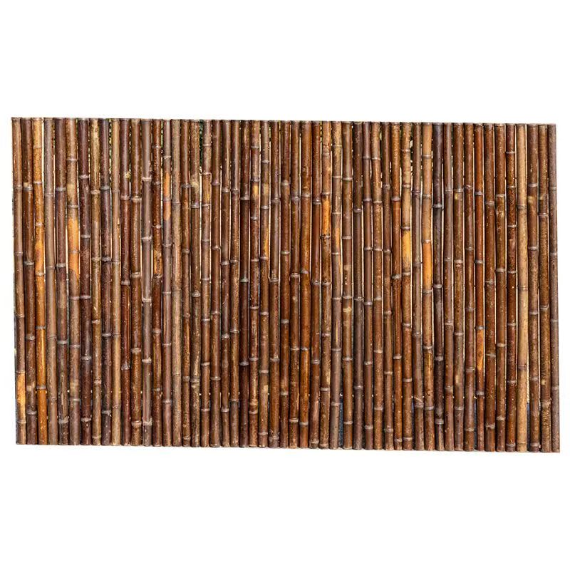 竹篱笆围墙围栏室外庭院隔断屏风紫竹帘竹竿户外防腐竹栅栏竹杆