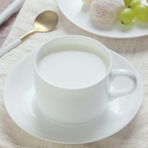 纯白陶瓷景德镇咖啡杯