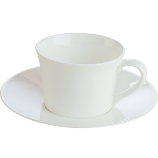 景德镇白色骨瓷浓缩挂耳咖啡杯碟釉下彩陶瓷下午茶杯高档办公室