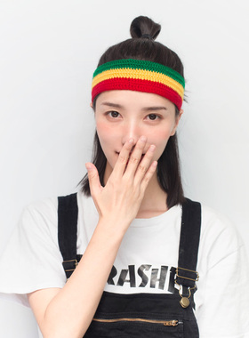 针织潮流甜美多彩男女通用发带
