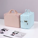 手提收纳箱手提式 箱轻便旅行箱伴手礼礼盒 化妆箱小型行李箱密码