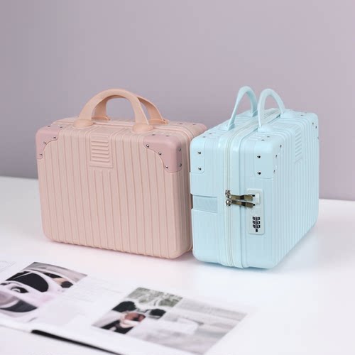 手提收纳箱手提式化妆箱小型行李箱密码箱轻便旅行箱伴手礼礼盒