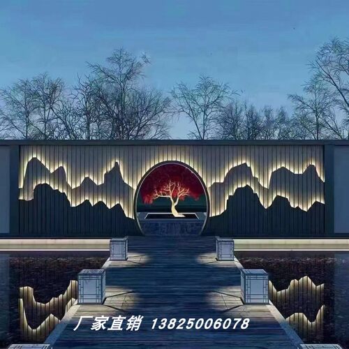 金属不锈钢假山雕塑庭院装饰摆件