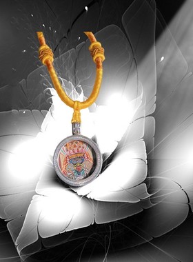 纯手绘挂坠项链直播间吊坠