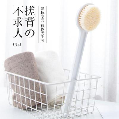 洗澡刷搓澡好物搓背刷磨砂膏后背专用软毛长柄刷子海绵沐浴球擦背