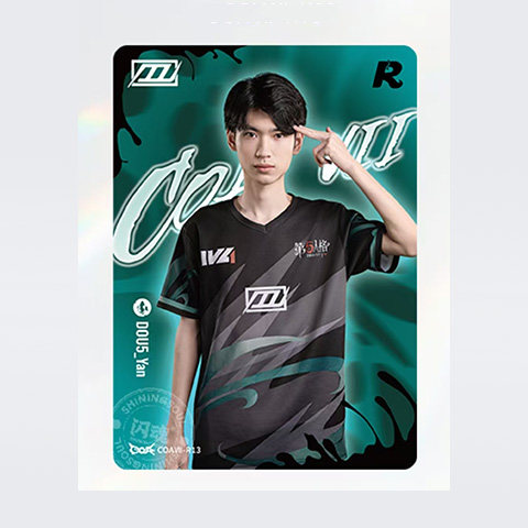 DOU5抖5战队IVL珍宝集深渊七COAVII正品选手卡第五人格赛事收藏卡