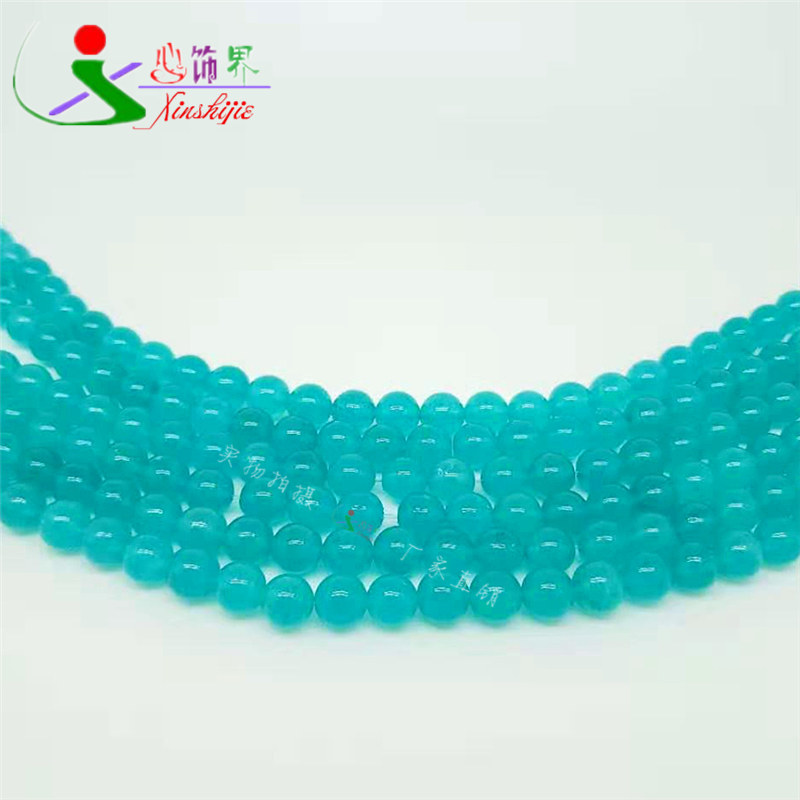 diy天然水晶半成品玉髓散珠