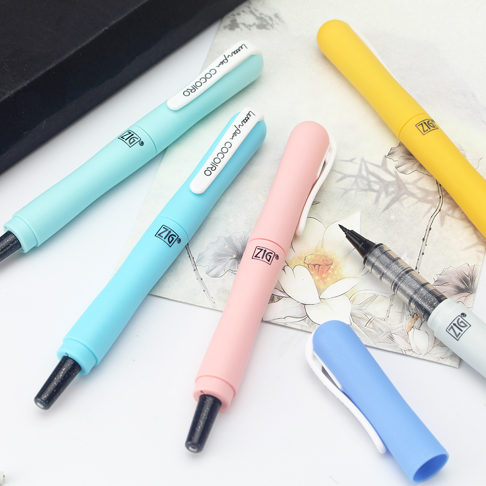 日本彩色漫画书法笔