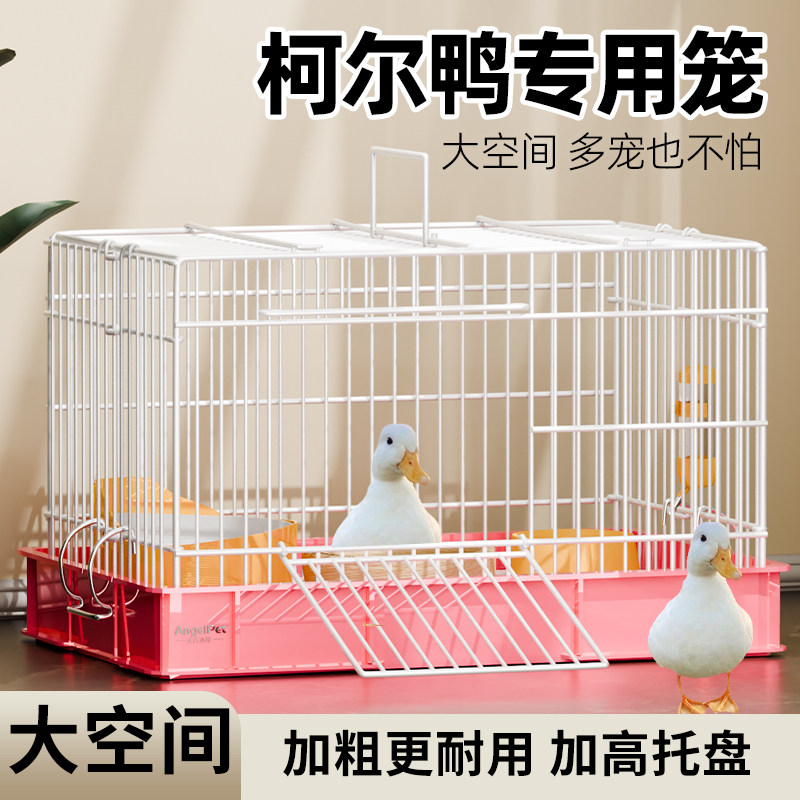 鸭笼柯尔鸭专用笼子养小鸭子的用品家用育雏房室内加大号豪华别墅