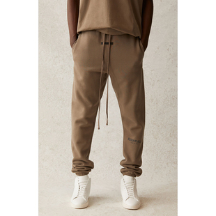 休闲运动长裤 FOG 复线反光字母抽绳加绒卫裤 21新款 潮 Essentials